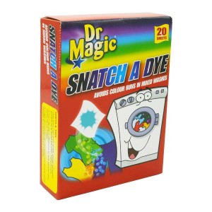 Skalbinių servetėlės "DR. Magic" sulaiko dažų daleles, 20vnt